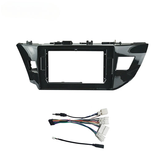 10.1 Inch Car Radio Fascia For Toyota Corolla Ralink 2014 2016 Casing Frame 2 Din Head Unit Dash Cover Panel