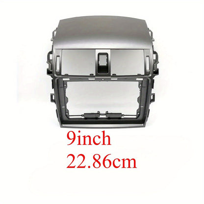 9 inch Car Radio Frame Fascia For Toyota Corolla 2006-2013 auto Dash Trim Kits Panel car Radio Multimedia Dash Kit frame