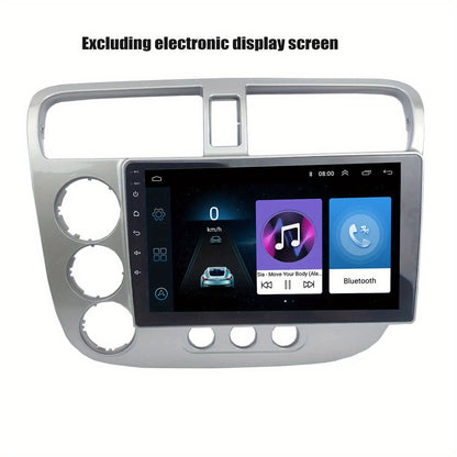 9 inch Car Radio Frame Fascia For HONDA Civic 2001-2006  auto Dash Trim Kits Panel car Radio Multimedia Dash Kit frame