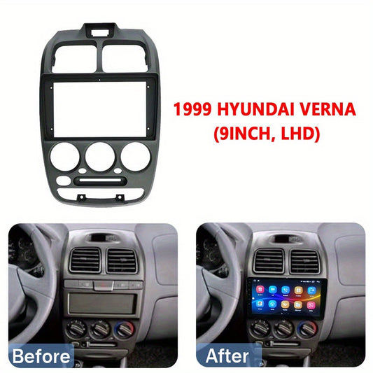 Car Radio For 1999 HYUNDAI Hyundai Reina VERNA  Android 2 Din dvd gps Stereo Mounting Bezel Faceplate Frame Kit