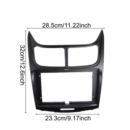 9 inch Car Radio Frame Fascia For chevrolet Sail 2010-2014 auto Dash Trim Kits Panel car Radio Multimedia Dash Kit frame