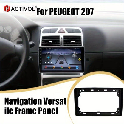 9 inch Car Radio Frame Fascia For PEUGEOT 207 2006-2012, Peugeot 307 2001-2008,CITROEN C2 2003-2009,C3 2001-2010,Berlingo 2008-2015,Jumpy 2007-2016,Expert 2007-2016  auto Dash Trim Kits Panel car Radio Multimedia Dash Kit frame