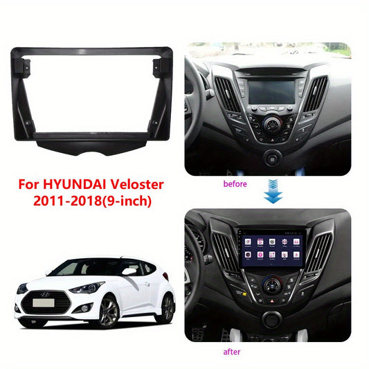 Car Radio For Hyundai Veloster 2011-2018 Android 2 Din dvd gps Stereo Mounting Bezel Faceplate Frame Kit