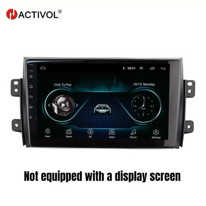 9 Inch Car Radio Fascia Frame - Durable ABS Plastic Stereo DVD Player Surround Trim Panel for Suzuki SX4, for FIAT SEDICI - Easy Installation, No Battery Required, Car Radio Accessories