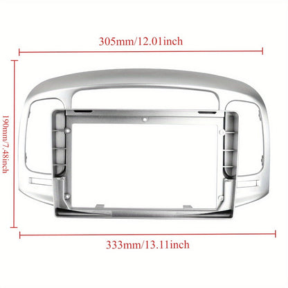 9 inch Car Radio Frame Fascia For Hyundai Accent 2008 2009 2010 2011 auto Dash Trim Kits Panel car Radio Multimedia Dash Kit frame