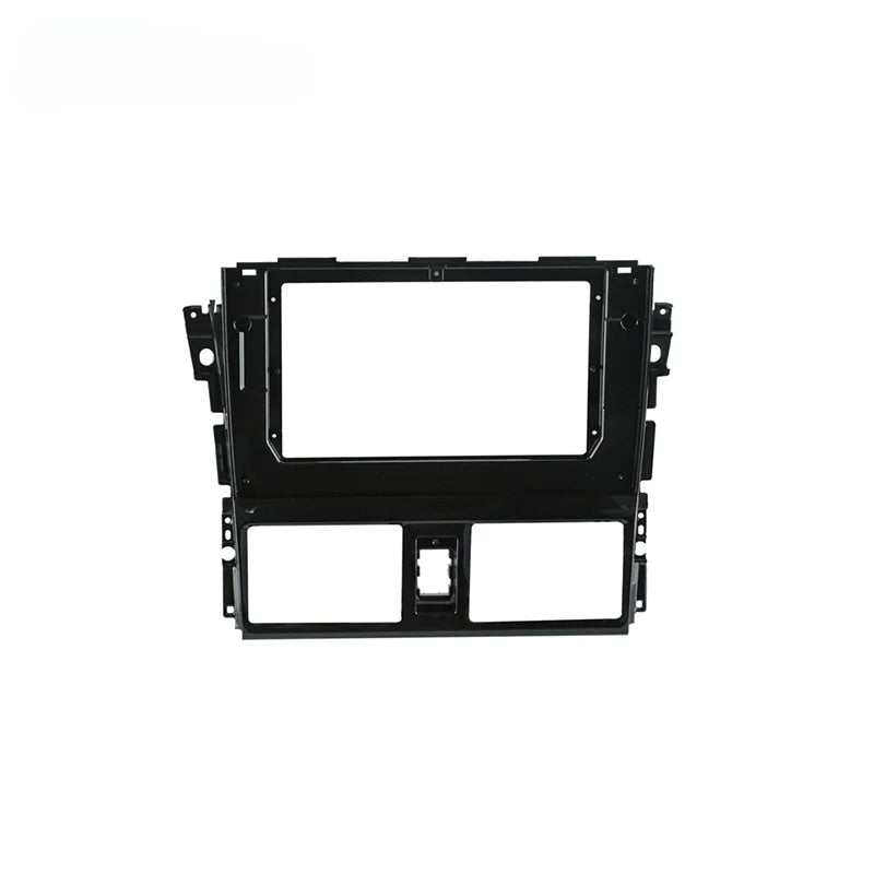 2 Din Car radio 9'' Face Frame For Toyota Yaris VIOS 2013 2016 Center Control Dashboard Fascia Stereo Panel Dash Kit