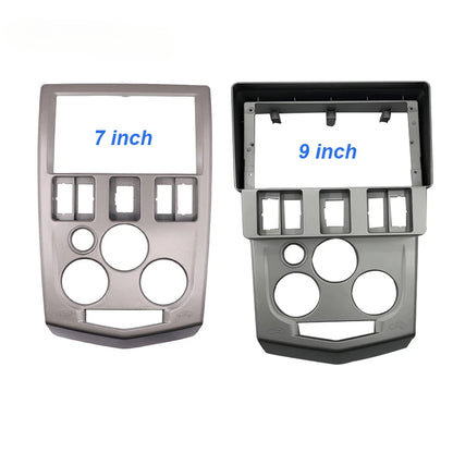 Android car audio radio frame fascia for Renault Logan 2004 2009 2din dash mount Fascia Stereo Panel Frame