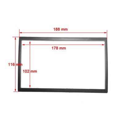2 din Universal android car radio Fascia 10 inch Frame change to 9 inch 2 Din Car Radio Fascia frame Dash Kit Installation Frame