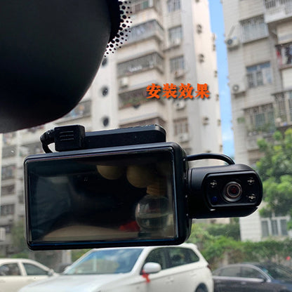 Cámara DVR para coche FHD con grabación dual, videocámara oculta, 1080P, visión nocturna, monitoreo de estacionamiento, sensor G 