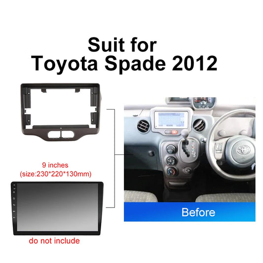 Car Radio For  Toyota Spade 2012 Android 2 Din dvd gps Stereo Mounting Bezel Faceplate Frame Kit