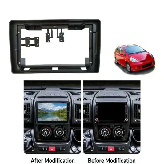 Car Frame For PEUGEOT Boxer For FIAT Ducato For Citroen Jumper 2006-2016 9INCH Auto Radio GPS Navigation Fascia Bezel Faceplate
