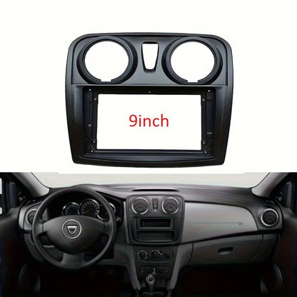 2 Din 9 Inch Car Radio Fascias for Dacia Sandero Symbol Stepway 2014+ Dashboard Frame Installation DVD Gps Mp5 Multimedia Player