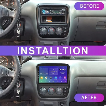 Car Radio Frame Fit for the 1998 for Honda CRV Android navigation frame 9inch Frame Fascias panel kit