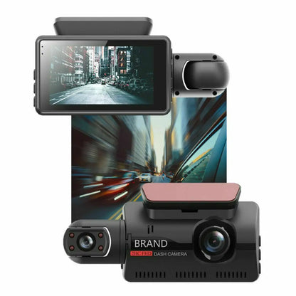 Cámara DVR para coche FHD con grabación dual, videocámara oculta, 1080P, visión nocturna, monitoreo de estacionamiento, sensor G 