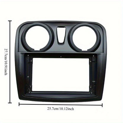 2 Din 9 Inch Car Radio Fascias for Dacia Sandero Symbol Stepway 2014+ Dashboard Frame Installation DVD Gps Mp5 Multimedia Player