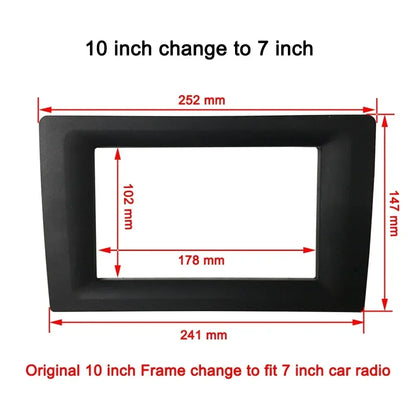9 10 inch to 7, 9 to 10 inch car radio frame car radio switch frame suitable for all auto models car radio fascia convert frame