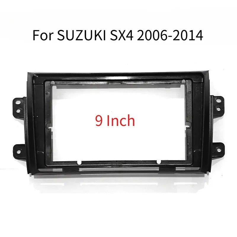 9 Inch Universal Car Radio Fascia Frame for SUZUKI SX4 for FIAT SEDICI Stereo DVD Player Surround Trim Frame Panel Kit
