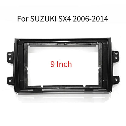 9 Inch Universal Car Radio Fascia Frame for SUZUKI SX4 for FIAT SEDICI Stereo DVD Player Surround Trim Frame Panel Kit