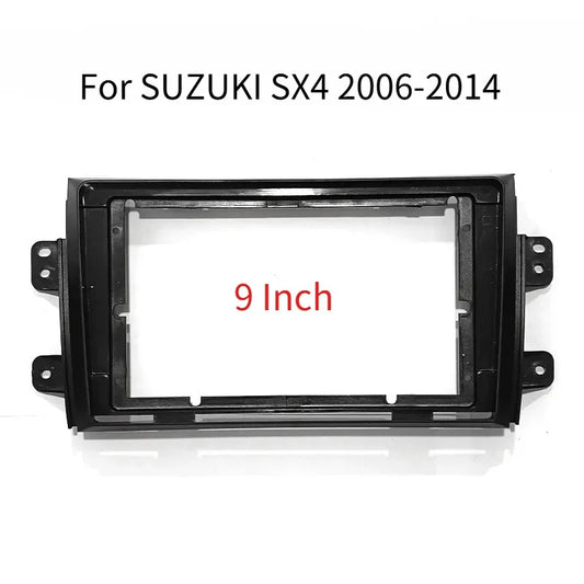 9 Inch Universal Car Radio Fascia Frame for SUZUKI SX4 for FIAT SEDICI Stereo DVD Player Surround Trim Frame Panel Kit
