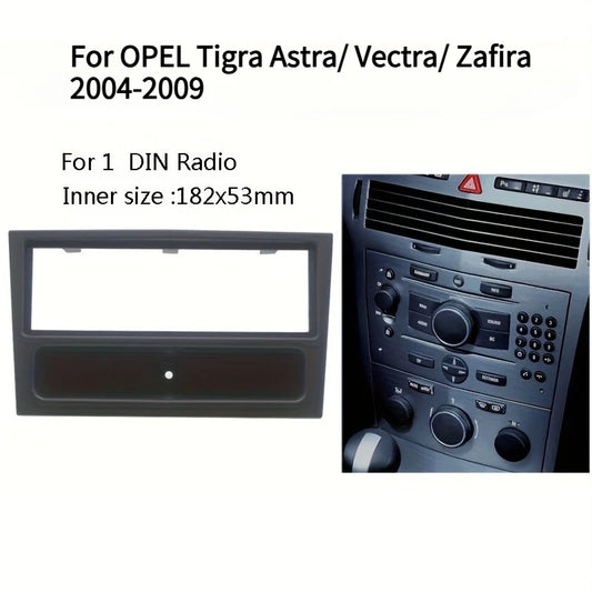 1Din Car Radio Fascia for OPEL Tigra/ Astra/ Vectra/ Zafira 2004-2009 Plate Surround CD Holder Frame Kit Trim Panel