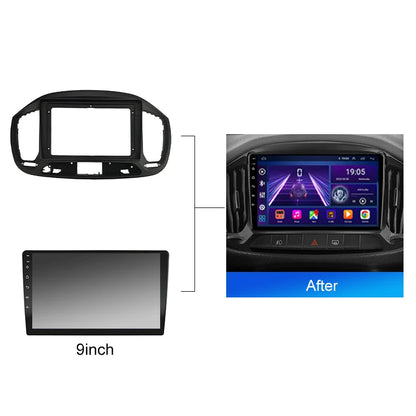 2 DIN Android Radio Frame For Fiat Uno 2014 2019 2020 9 inch 2DIN Fascia Stereo Panel Frame