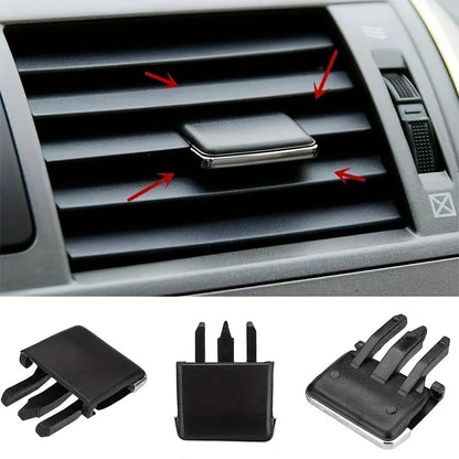 6pcs Universal Car Air Conditioning Vent Knob & Air Conditioning Vent Clip Front Position Compatible with Most Vehicles