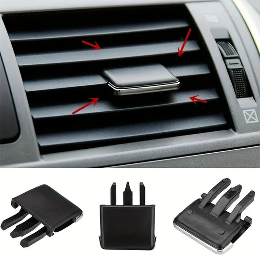 6pcs Universal Car Air Conditioning Vent Knob & Air Conditioning Vent Clip Front Position Compatible with Most Vehicles