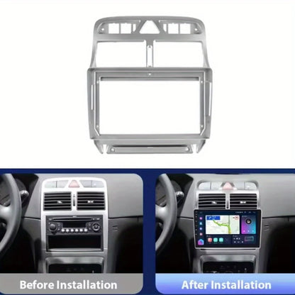 9 inch Car DVD Frame Audio Dashboard Trim Kit Panel Radio Large Screen Car Multimedia Player For Peugeot 307 307CC 2002-2013