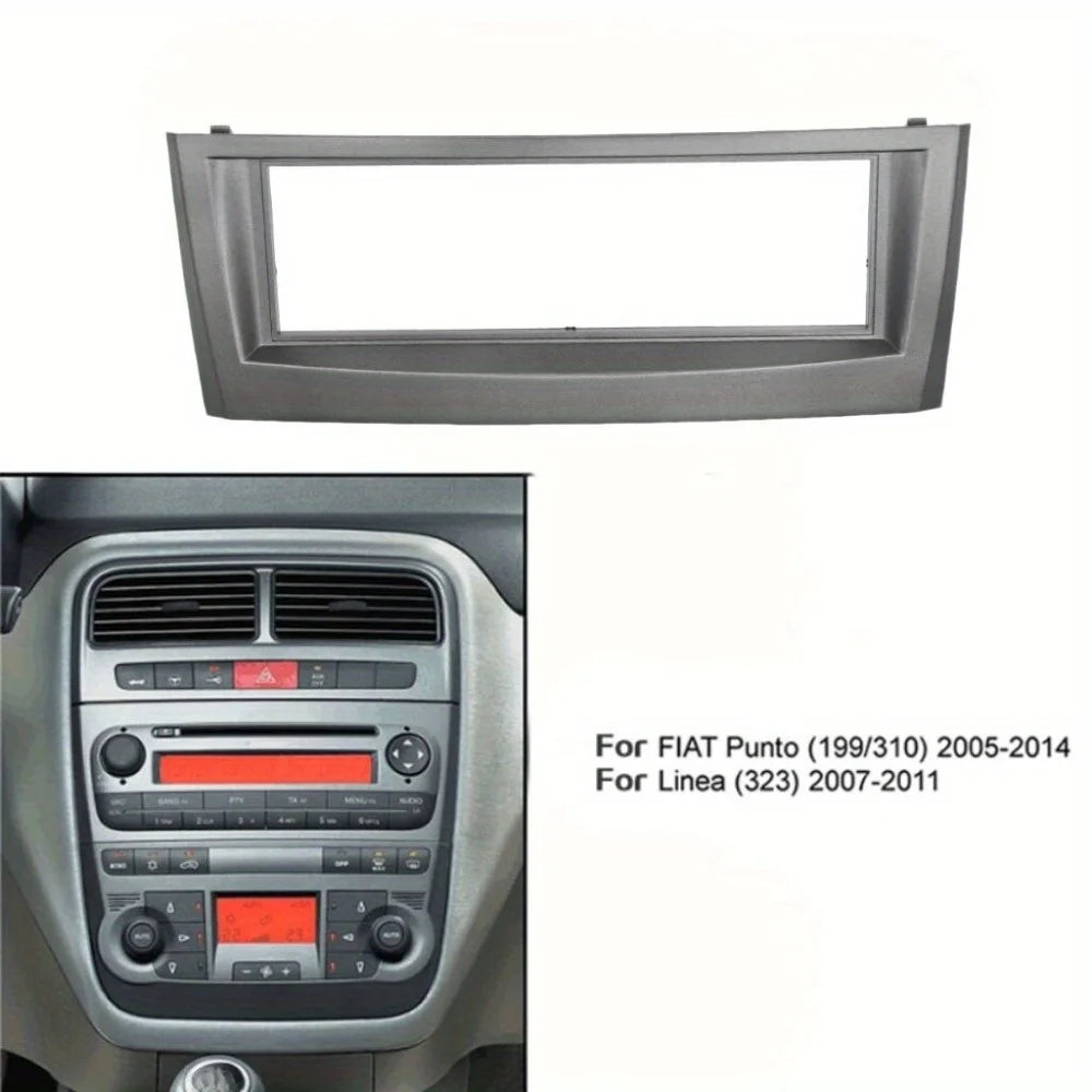 1Din Car Radio Fascia for FIAT PUNTO LINEA 2005 2006 2007 Stereo Install Dash Kit DVD Frame CD Trim Bezel Panel