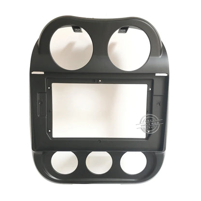 2 Din Car DVD Frame Audio Fitting Adaptor Dash Trim Kits Facia Panel For Jeep Compass 2011 car Radio video player
