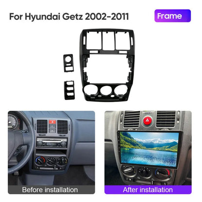 9Inch Car Radio Fascias for Hyundai Getz 2002-2011 LHD Multimedia Frame Video Player Navigation DVD Dash Panel Trim Kit