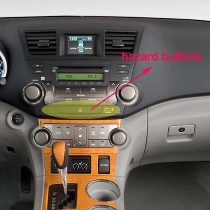 original car accessories Hazard button light switch button for Toyota Highlander 2007-2014 Hazard Warning Indicator Light Switch