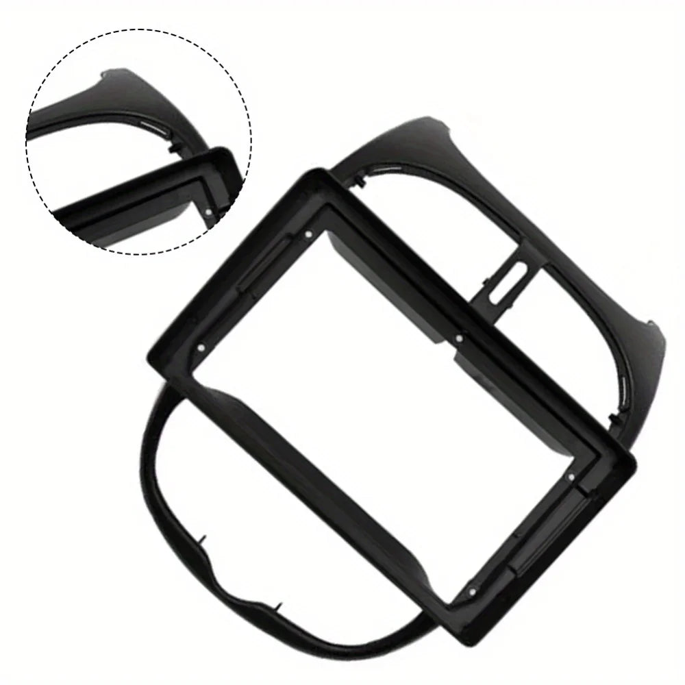 9 Inch Frame 2 Din Car Dashboard Frame Radio Panel Frame Navigation Panel for Peugeot 206 2002-2010 Car Fascia