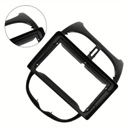 9 Inch Frame 2 Din Car Dashboard Frame Radio Panel Frame Navigation Panel for Peugeot 206 2002-2010 Car Fascia