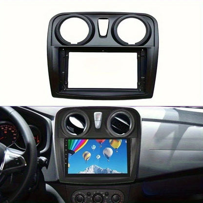 2 Din 9 Inch Car Radio Fascias for Dacia Sandero Symbol Stepway 2014+ Dashboard Frame Installation DVD Gps Mp5 Multimedia Player
