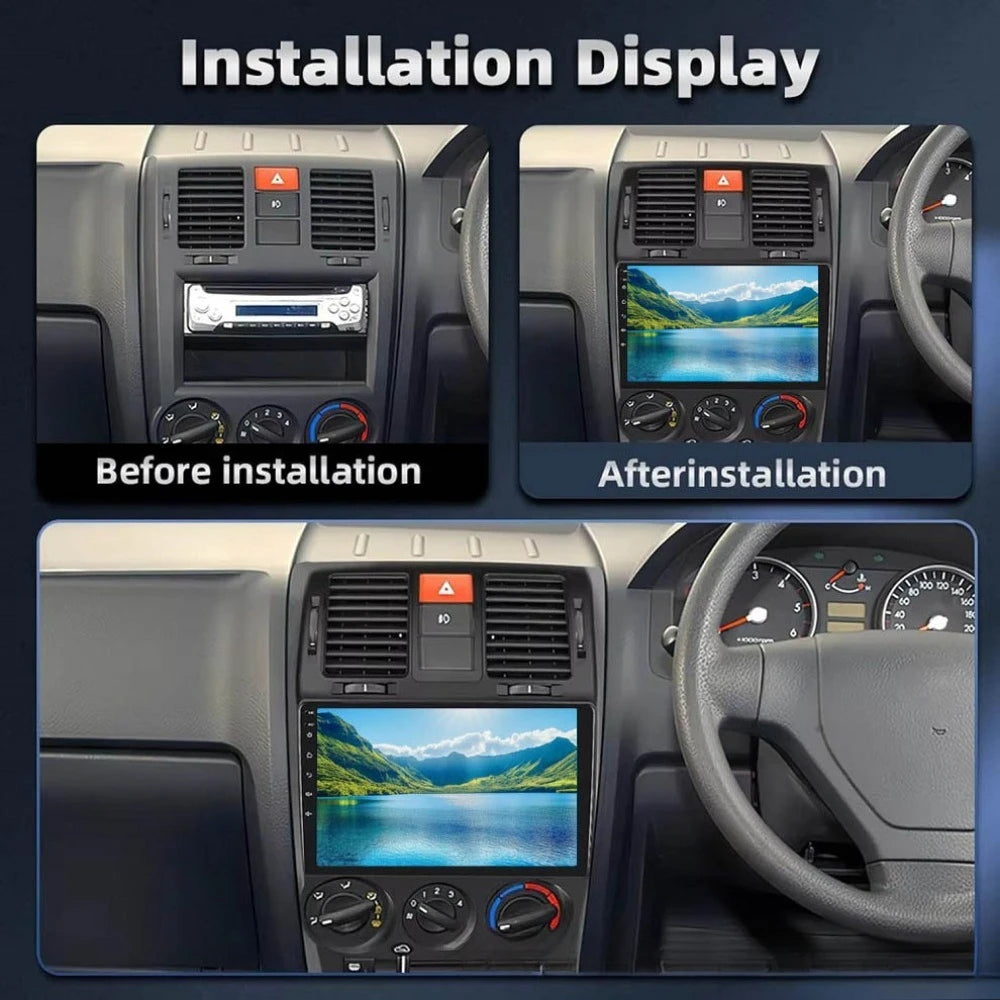 9Inch Car Radio Fascias for Hyundai Getz 2002-2011 LHD Multimedia Frame Video Player Navigation DVD Dash Panel Trim Kit