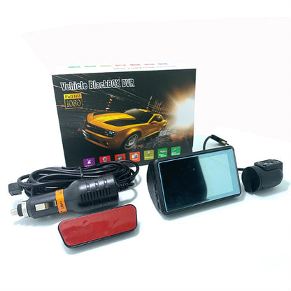 Cámara DVR para coche FHD con grabación dual, videocámara oculta, 1080P, visión nocturna, monitoreo de estacionamiento, sensor G 
