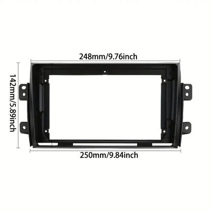 9 Inch Universal Car Radio Fascia Frame for SUZUKI SX4 for FIAT SEDICI Stereo DVD Player Surround Trim Frame Panel Kit