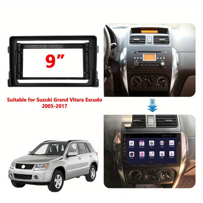 CAR Radio Frame for Suzuki Grand Vitara Escudo 2005-2017 GPS Navigation Fascia Audio Faceplate Bezel Dash Mount Kit