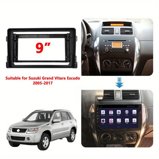 CAR Radio Frame for Suzuki Grand Vitara Escudo 2005-2017 GPS Navigation Fascia Audio Faceplate Bezel Dash Mount Kit