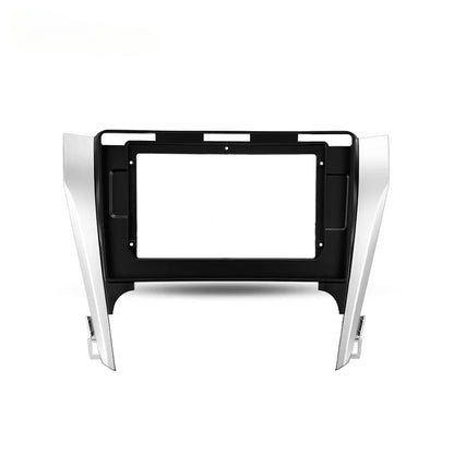 2 Din Car radio 9'' Face Frame For Toyota Camry 2012 2015 Center Control Dashboard Fascia Stereo Panel Dash Kit