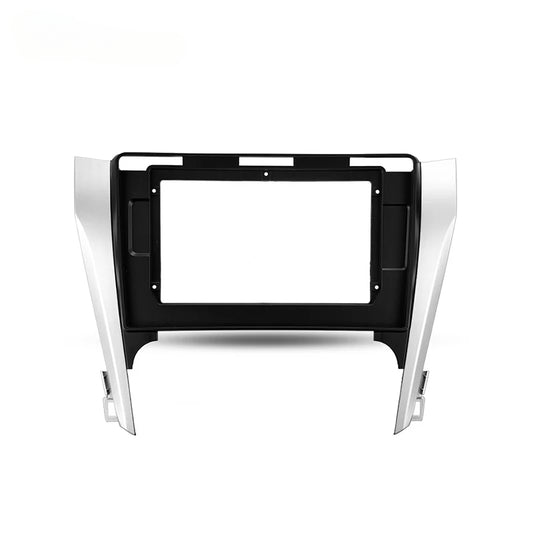 2 Din Car radio 9'' Face Frame For Toyota Camry 2012 2015 Center Control Dashboard Fascia Stereo Panel Dash Kit
