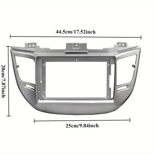 Radio Fascia for HYUNDAI TUCSON 2015-2018 Left Hand Drive Dashboard Dash Trim Kit Frame Stereo Panel