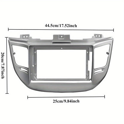 Radio Fascia for HYUNDAI TUCSON 2015-2018 Left Hand Drive Dashboard Dash Trim Kit Frame Stereo Panel