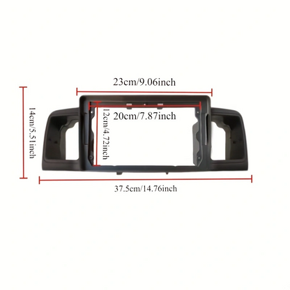 2 Din Car radio 9'' Fascia Frame For Toyota Corolla E120 e 120 BYD F3 2007-2011 Dashboard Fascia Stereo Panel Dash Kit