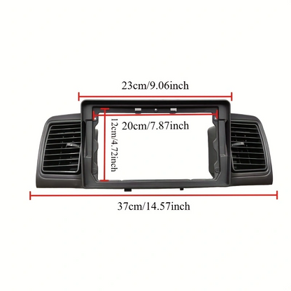 2 Din Car radio 9'' Fascia Frame For Toyota Corolla E120 e 120 BYD F3 2007-2011 Dashboard Fascia Stereo Panel Dash Kit
