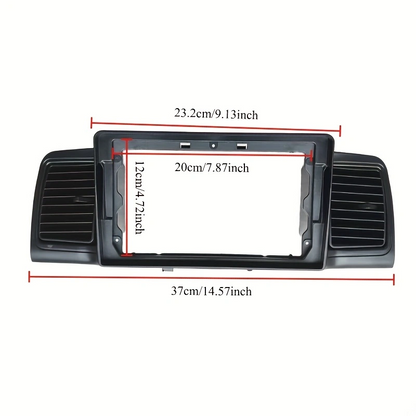 2 Din Car radio 9'' Fascia Frame For Toyota Corolla E120 e 120 BYD F3 2007-2011 Dashboard Fascia Stereo Panel Dash Kit