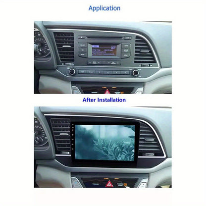 9 inch Car Radio Frame Fascia For Hyundai Elantra 2016 2017 2018  auto Dash Trim Kits Panel car Radio Multimedia Dash Kit frame