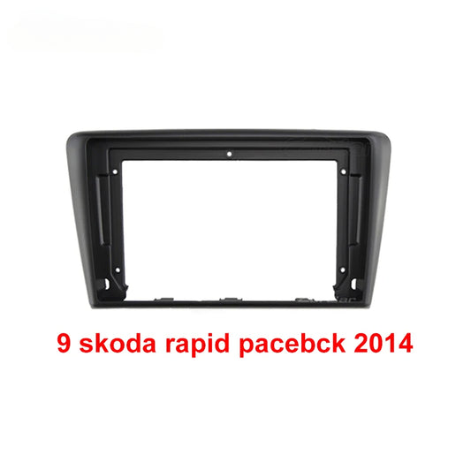2 DIN Car Radio For Skoda Rapid NH3 NH12012 2014  Android 2 Din dvd gps Stereo Mounting Bezel Faceplate Frame Kit