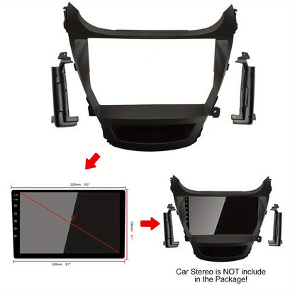9 inch Car Radio Frame Fascia For Hyundai Elantra 2011-2013 auto Dash Trim Kits Panel car Radio Multimedia Dash Kit frame
